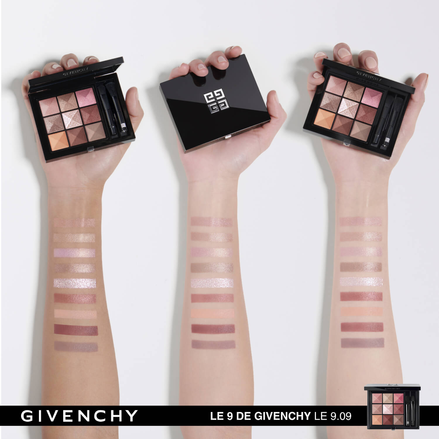 LE 9 (PALETA DE SOMBRAS PARA OJOS DE ALTA PIGMENTACIÓN Y 12 HORAS DE DURACIÓN)